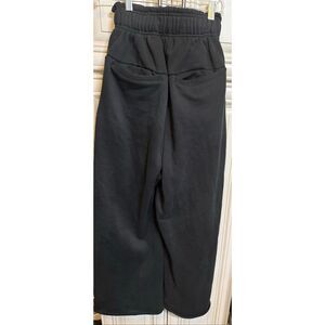 Entire Studios Teen High Waisted Relaxed Wide Leg Sweatpants Black Size 2XS